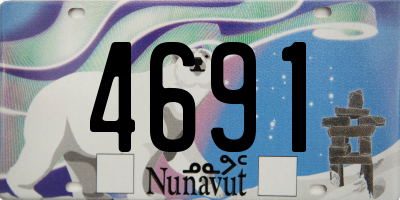 NU license plate 4691