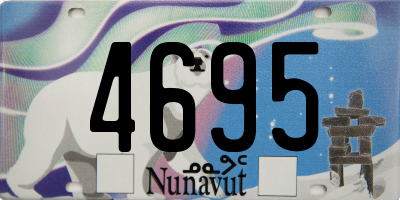 NU license plate 4695