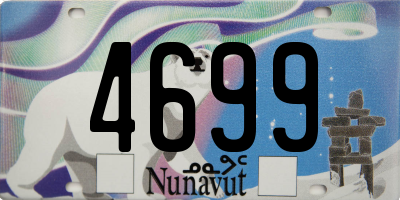 NU license plate 4699