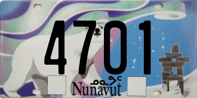 NU license plate 4701