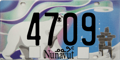 NU license plate 4709