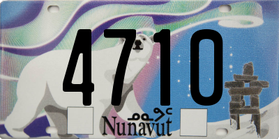 NU license plate 4710