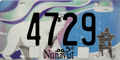 NU license plate 4729