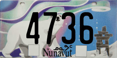 NU license plate 4736