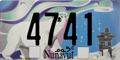 NU license plate 4741