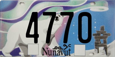 NU license plate 4770