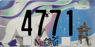 NU license plate 4771