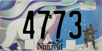 NU license plate 4773