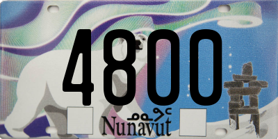 NU license plate 4800