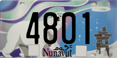 NU license plate 4801