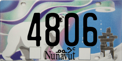 NU license plate 4806