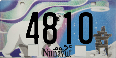 NU license plate 4810