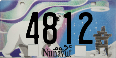 NU license plate 4812