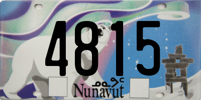 NU license plate 4815