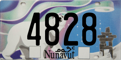 NU license plate 4828