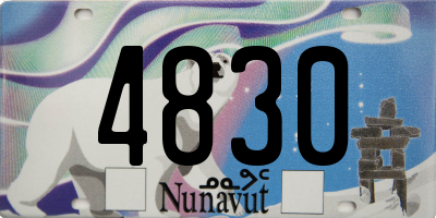 NU license plate 4830