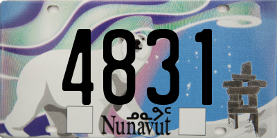 NU license plate 4831