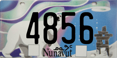 NU license plate 4856