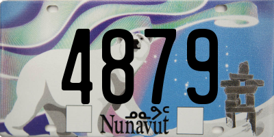 NU license plate 4879