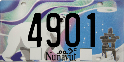 NU license plate 4901