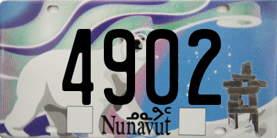 NU license plate 4902