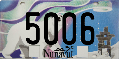 NU license plate 5006