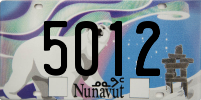 NU license plate 5012