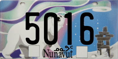 NU license plate 5016