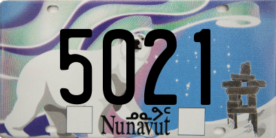 NU license plate 5021