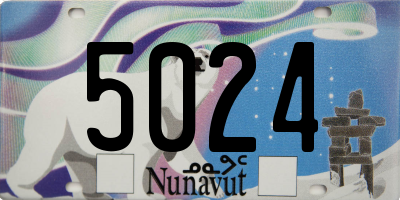 NU license plate 5024