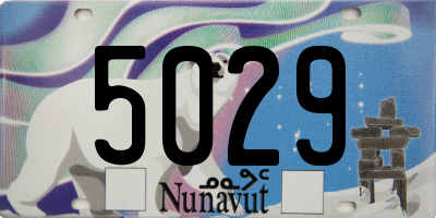 NU license plate 5029