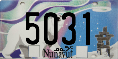 NU license plate 5031