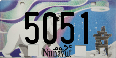 NU license plate 5051