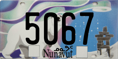 NU license plate 5067