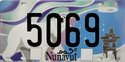 NU license plate 5069