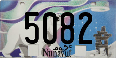 NU license plate 5082