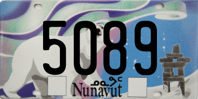 NU license plate 5089