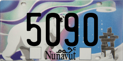 NU license plate 5090