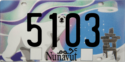 NU license plate 5103