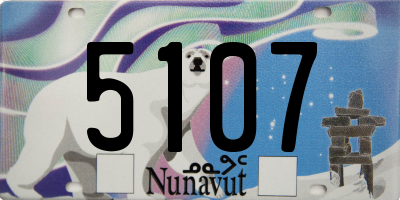 NU license plate 5107