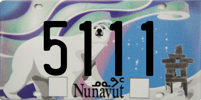 NU license plate 5111