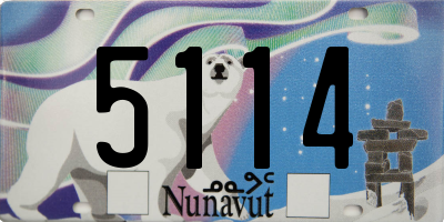 NU license plate 5114