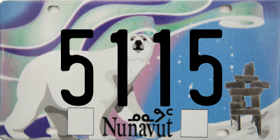 NU license plate 5115