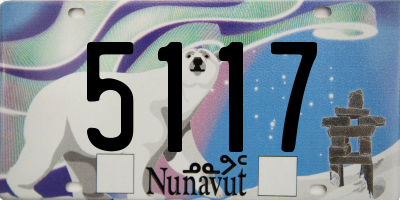 NU license plate 5117