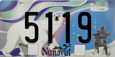 NU license plate 5119