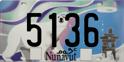 NU license plate 5136