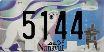 NU license plate 5144