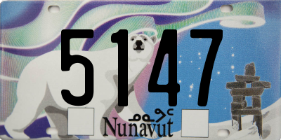 NU license plate 5147