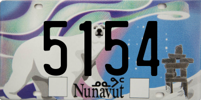 NU license plate 5154