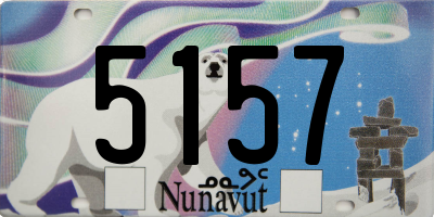 NU license plate 5157